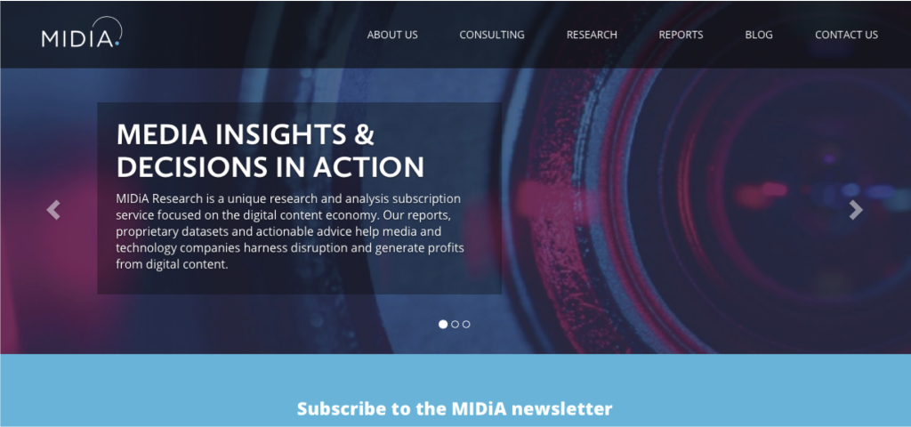 midia site front page