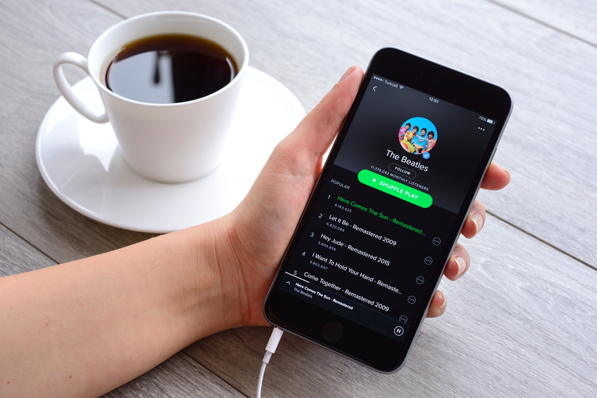 Spotify on iPhone
