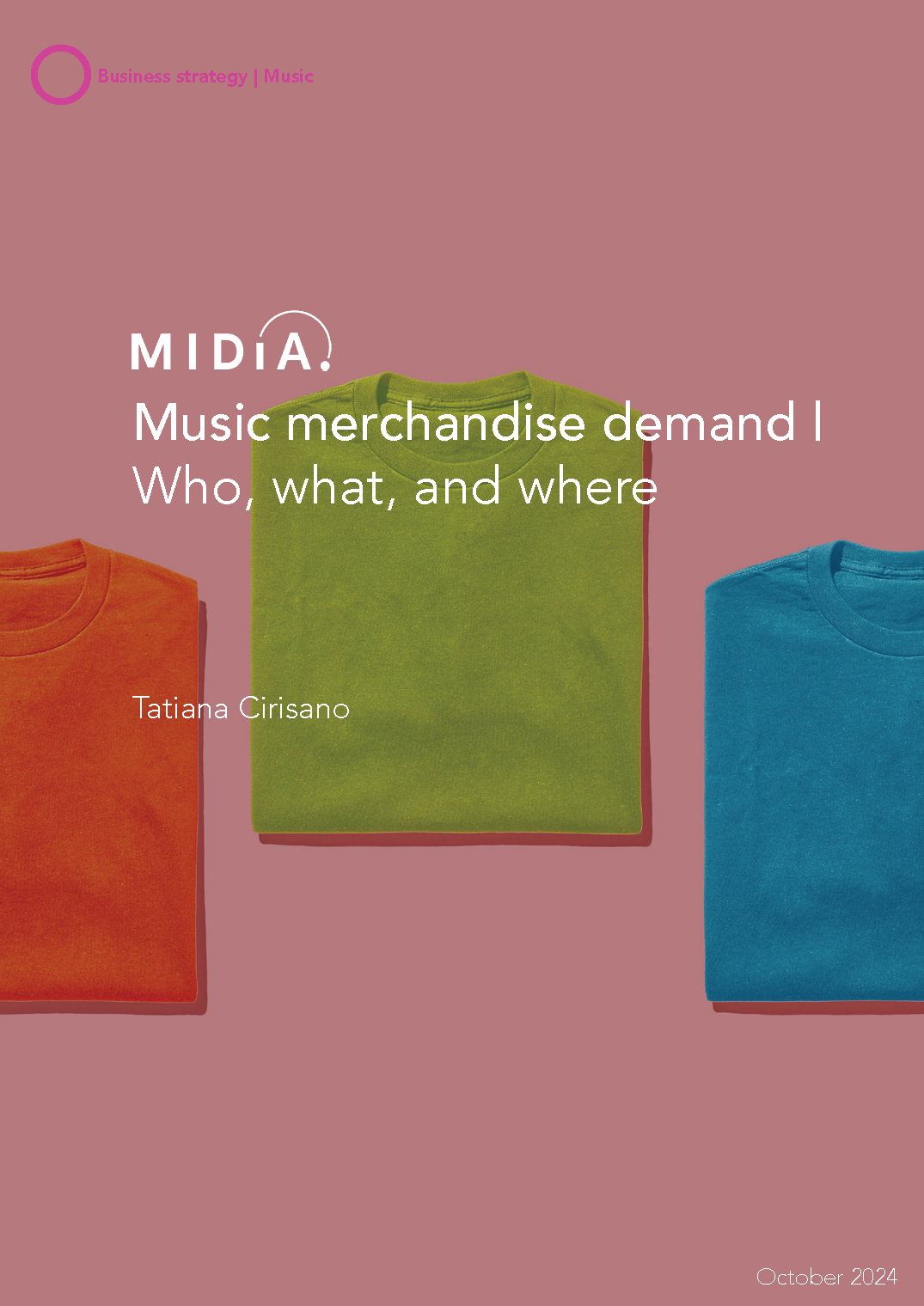 Cover image for Music merchandise demand Who, what, and where