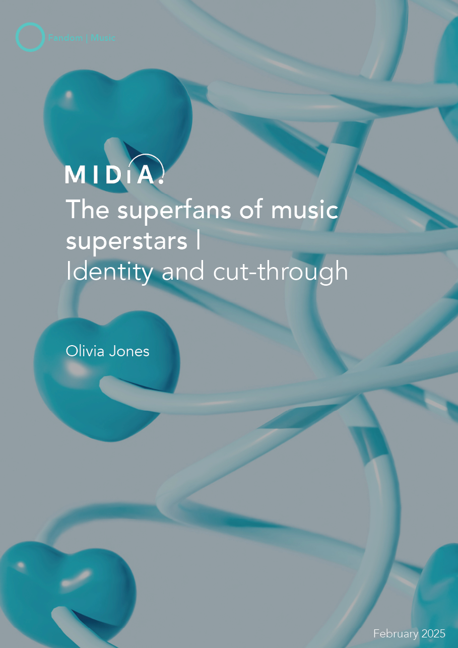 Cover image for The superfans of music superstars