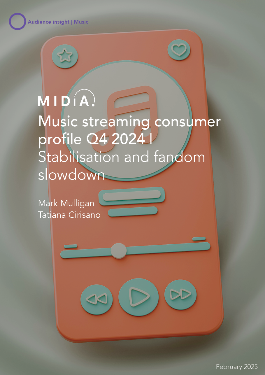 Cover image for Music streaming consumer profile Q4 2024