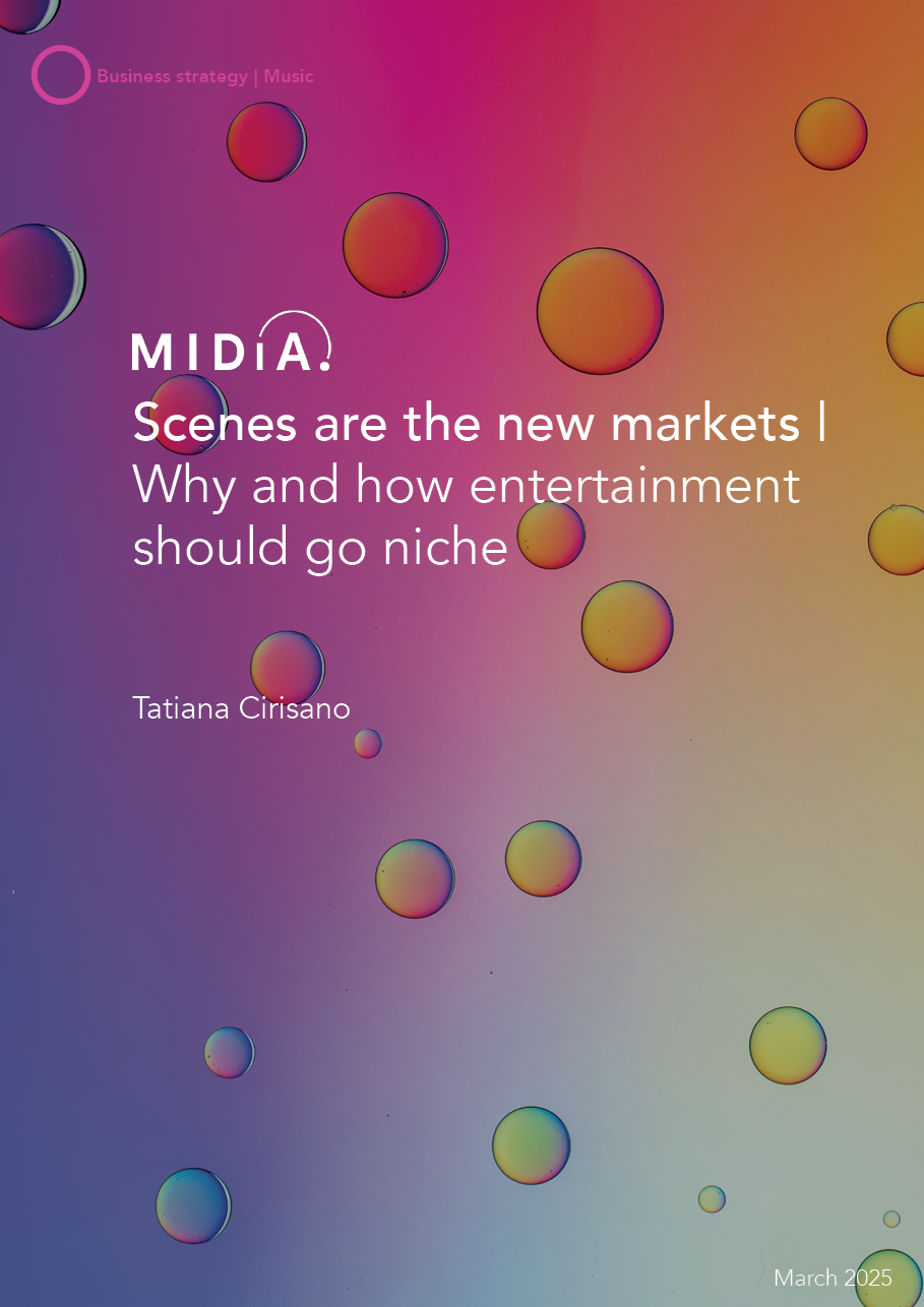 Cover image for Scenes are the new markets Why and how entertainment should go niche